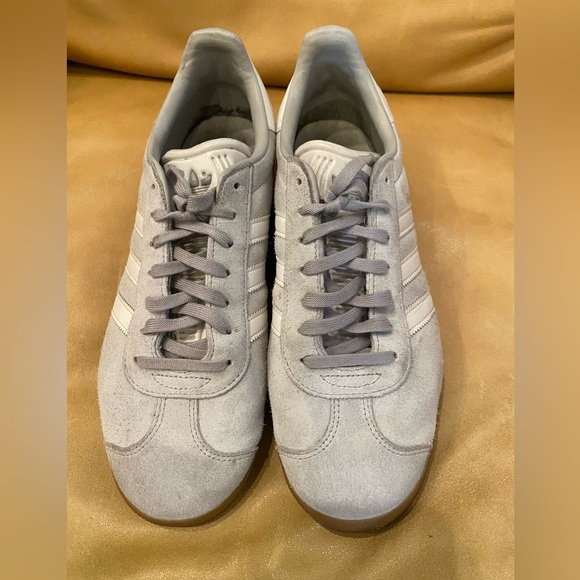 Adidas Gray Suede Sneakers Adidas Gazelle sneaker grey suede finish gum sole - Picture 4 of 10